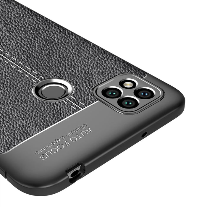 Estuche a prueba de golpes de TPU con textura Litchi, For Xiaomi Redmi 9A, For Xiaomi Redmi 9C