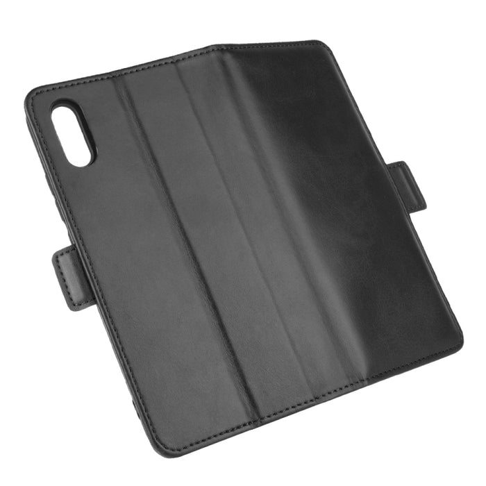 Para Xiaomi Redmi 9A Estuche de cuero con tapa horizontal con hebilla magnética de doble cara con soporte y ranuras para tarjetas y billetera, For Redmi 9A, For Xiaomi Redmi 9A