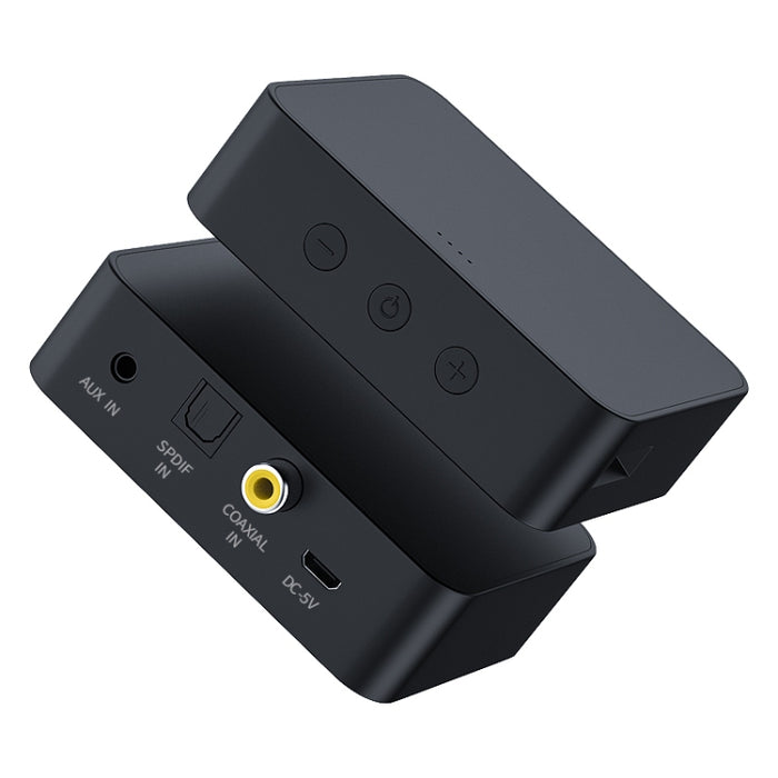 Transmisor de TV para ordenador T6 Bluetooth 5,0, fibra coaxial, AUX, tarjeta TF multifunción, transmisor de Audio Bluetooth HiFI
