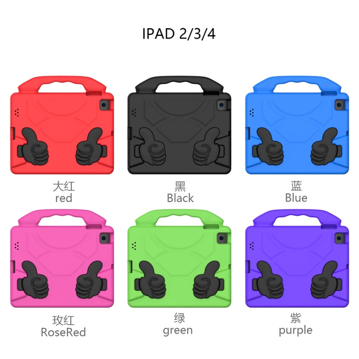 Carcasa protectora anticaída plana de EVA con soporte para el pulgar, For iPad 4 / 3 / 2, For iPad Pro 11 (2020)