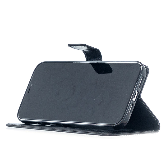 Para iPhone 12 Pro Max Crazy Horse Texture Funda de cuero con tapa horizontal con soporte y ranuras para tarjetas y billetera y marco de fotos, For iPhone 12 Pro Max