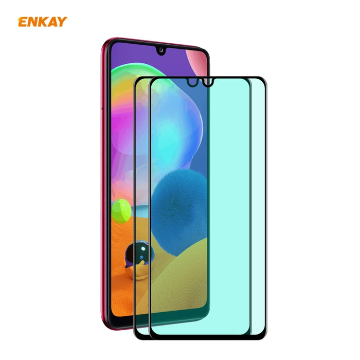 2 uds ENKAY Hat-Prince 0,26mm 9H 6D pantalla completa curvada protección ocular película verde Protector de vidrio templado, For Xiaomi Redmi Note 8 Pro, For Xiaomi Redmi Note 9S/Note 9 Pro, For Redmi 10X 4G/Redmi Note 9, For Xiaomi Redmi 9 / 9A / 9C  ...