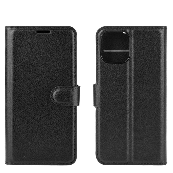 Para iPhone 12 Pro Max Litchi Texture Funda protectora con tapa horizontal con soporte y ranuras para tarjetas y billetera, For iPhone 12 Pro Max