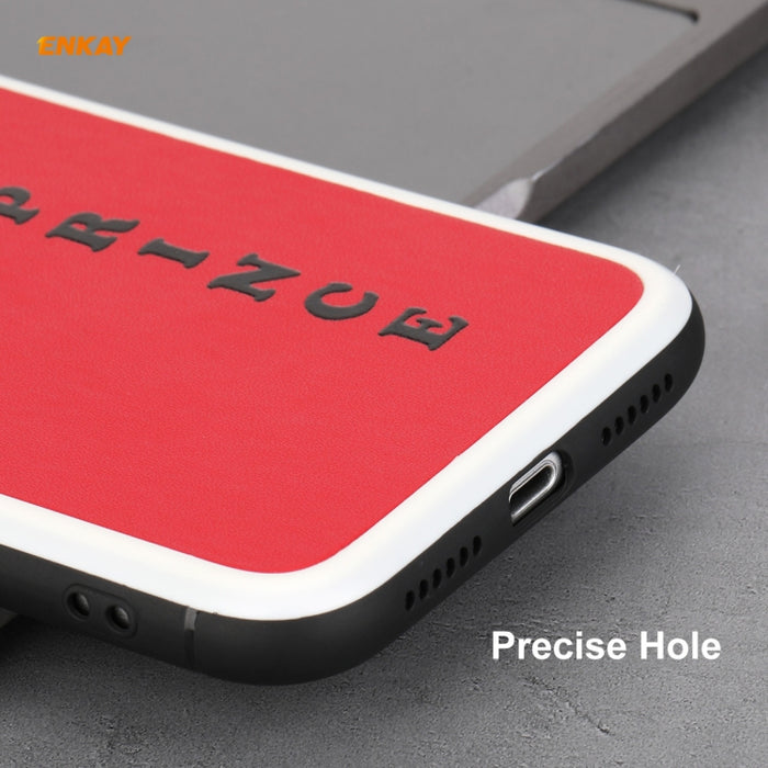 Para iPhone 11 Hat-Prince ENKAY ENK-PC046 Serie de dibujos animados PU Leather + PC Hard Slim Case Cubierta a prueba de golpes, For iPhone 11