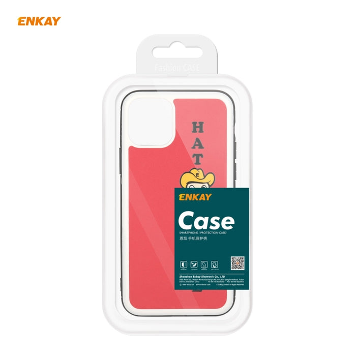 Para iPhone 11 Hat-Prince ENKAY ENK-PC046 Serie de dibujos animados PU Leather + PC Hard Slim Case Cubierta a prueba de golpes, For iPhone 11