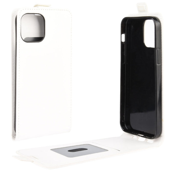 Para iPhone 12 R64 Texture Funda protectora de cuero con tapa vertical única con ranuras para tarjetas y marco de fotos, For iPhone 12 mini