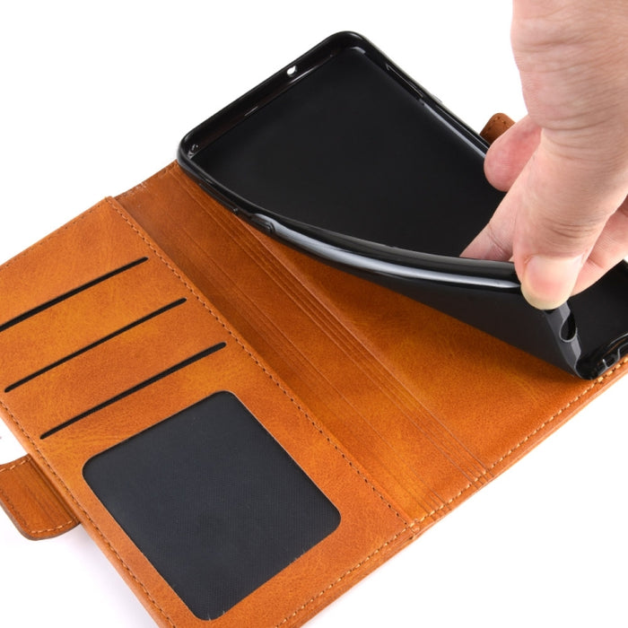 Para iPhone 12 Estuche de cuero con tapa horizontal con hebilla magnética de doble cara con soporte y ranuras para tarjetas y billetera, For iPhone 12 mini