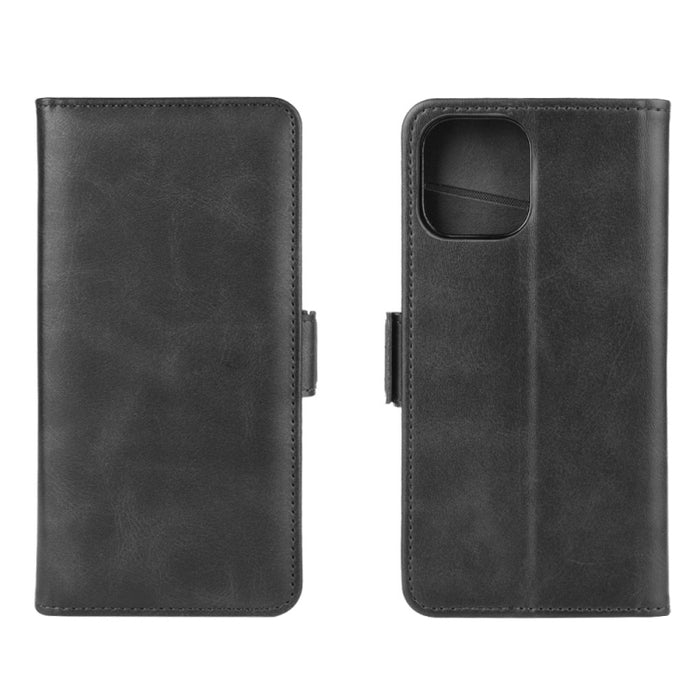 Para iPhone 12 Pro Max Estuche de cuero con tapa horizontal con hebilla magnética de doble cara con soporte y ranuras para tarjetas y billetera, For iPhone 12 Pro Max