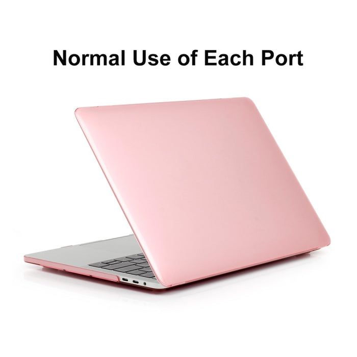 ENKAY Hat-Prince 3 en 1 para MacBook Pro 13 pulgadas A2289 / A2251 (2020) Estuche protector de carcasa dura de cristal + Versión europea Funda protectora de teclado ultrafina de TPU + Juego de tapones antipolvo                                          ...