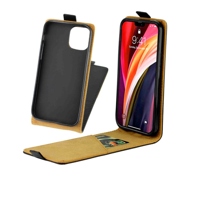 Estuche de cuero TPU + PU con tapa vertical de estilo comercial con ranura para tarjeta, For iPhone 12 Pro Max, For iPhone 12 mini, For iPhone 12 / 12 Pro