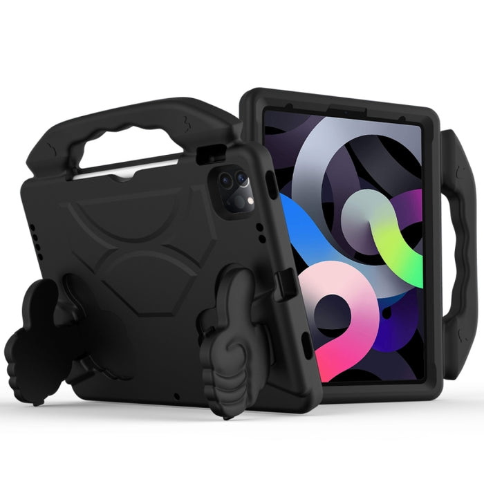 Cáscara protectora de la cubierta anticaída plana material de los niños de EVA con el soporte del pulgar, iPad Air 2022 / 2020 10.9