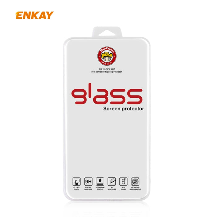 ENKAY Hat-Prince 0.26mm 9H 2.5D Película de vidrio templado a prueba de explosiones con borde curvo, For iPhone 12 mini, For iPhone 12 / 12 Pro, For iPhone 12 Pro Max