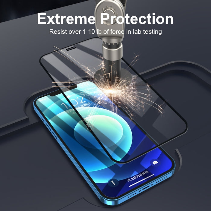 ENKAY Hat-Prince Full Glue 0.26mm 9H 2.5D Película de cobertura total de vidrio templado, For iPhone 12 mini, For iPhone 12 / 12 Pro, For iPhone 12 Pro Max