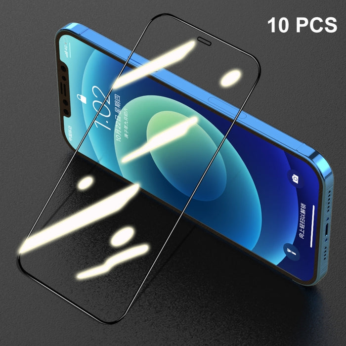 10 PCS ENKAY Hat-Prince Full Glue 0.26mm 9H 2.5D Película de cobertura total de vidrio templado, For iPhone 12 mini 10 PCS, For iPhone 12 / 12 Pro 10 PCS, For iPhone 12 Pro Max 10 PCS