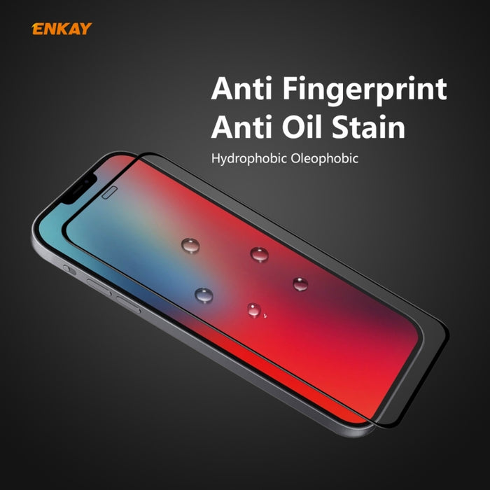 ENKAY Hat-Prince 0.26mm 9H 6D Protector de vidrio templado de cobertura total curvo, For iPhone 12 mini, For iPhone 12 / 12 Pro, For iPhone 12 Pro Max