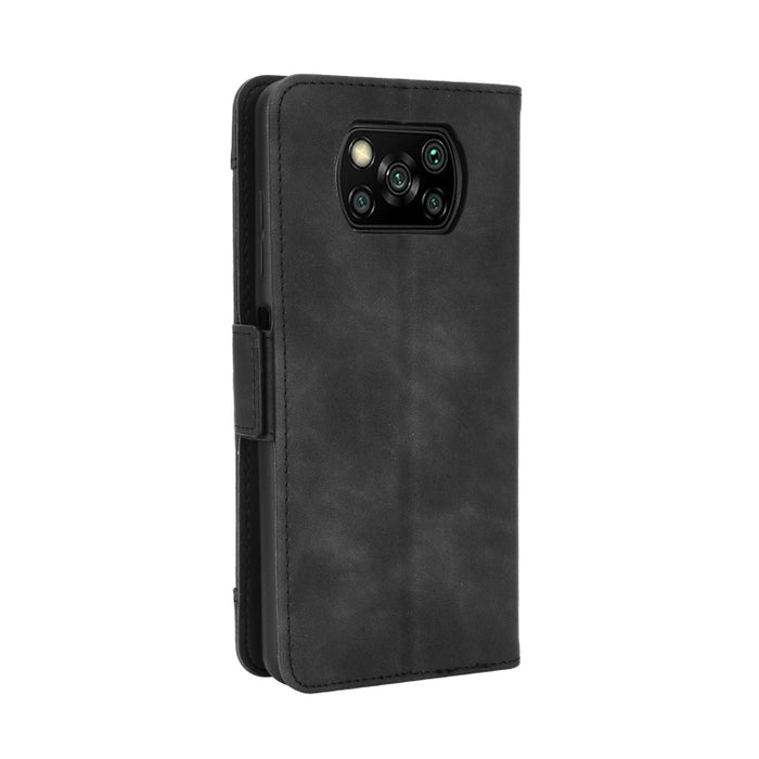 Para Xiaomi Poco X3 Estuche de cuero con patrón de piel de becerro estilo billetera NFC, con ranura para tarjeta separada, For Xiaomi Poco X3 NFC