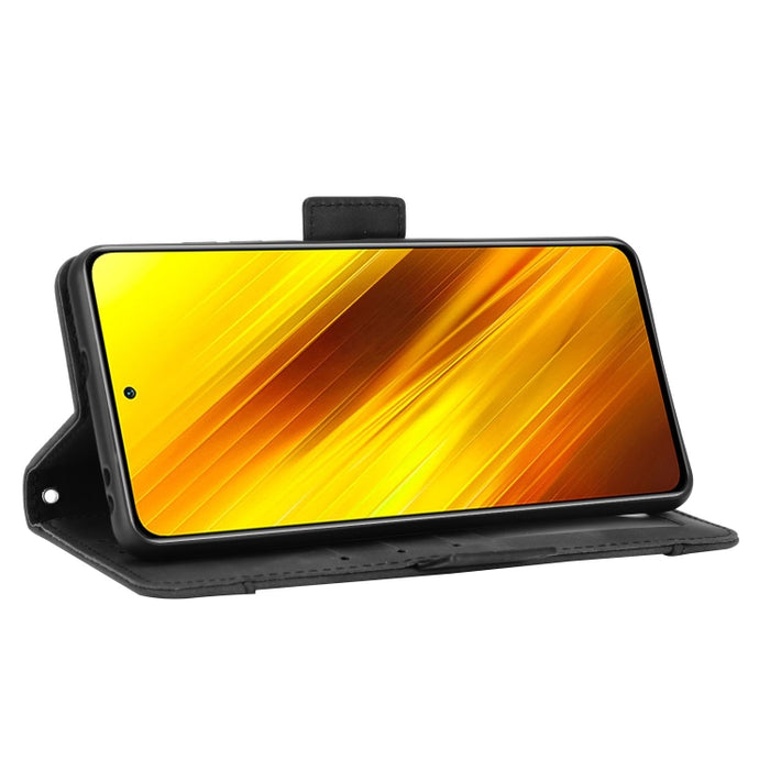 Para Xiaomi Poco X3 Estuche de cuero con patrón de piel de becerro estilo billetera NFC, con ranura para tarjeta separada, For Xiaomi Poco X3 NFC