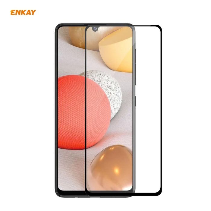 ENKAY Hat-Prince Full Glue 0.26mm 9H 2.5D Película de cobertura total de vidrio templado, For Samsung Galaxy M51, For Samsung Galaxy A42 5G, For Xiaomi Poco X3 / X3 NFC