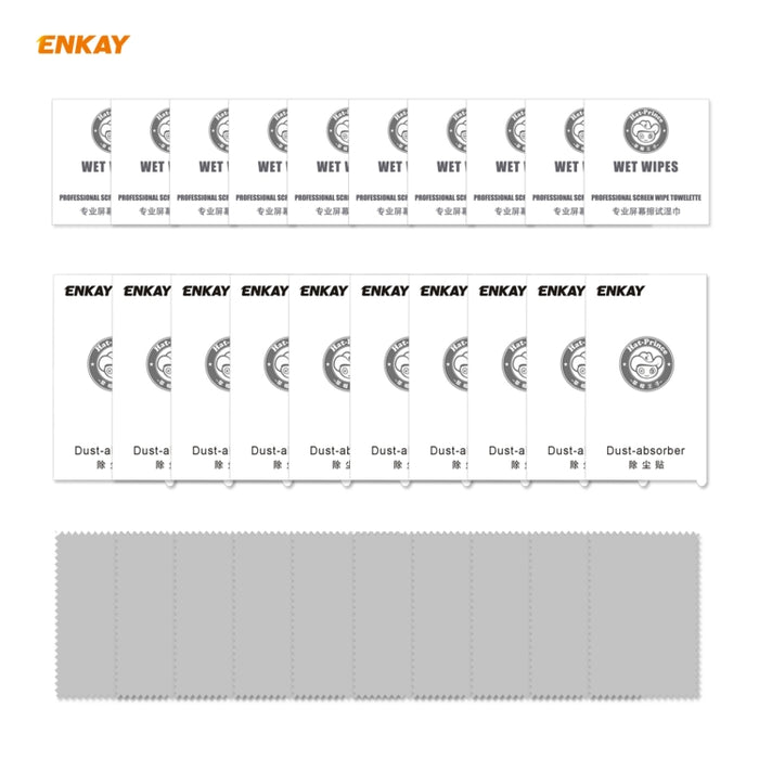 10 PCS ENKAY Hat-Prince Full Glue 0.26mm 9H 2.5D Película de cobertura total de vidrio templado, For Samsung Galaxy M51, For Samsung Galaxy A42 5G, For Xiaomi Poco X3 / X3 NFC(10pcs)