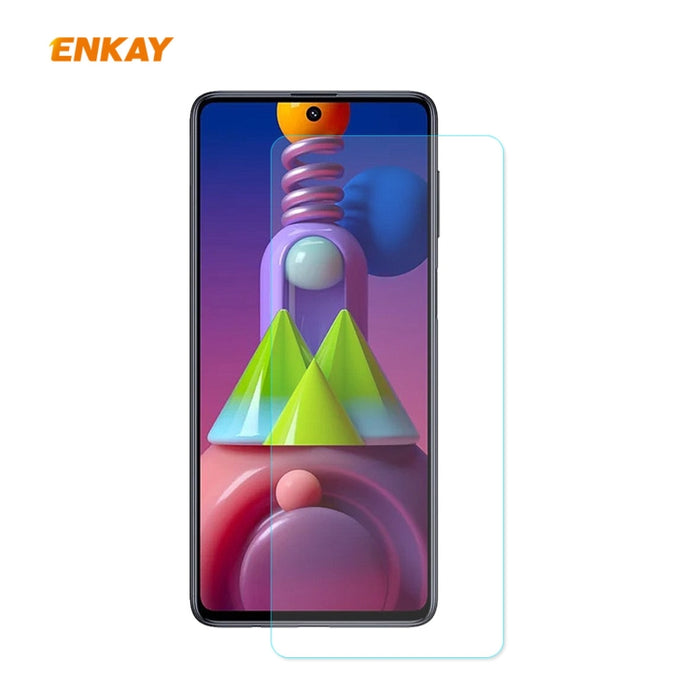 ENKAY Hat-Prince 0.26mm 9H 2.5D Película de vidrio templado de borde curvo, For Samsung Galaxy M51, For Samsung Galaxy A42 5G, For Xiaomi Poco X3 / X3 NFC