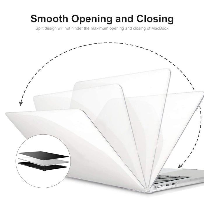Funda protectora ENKAY Crystal Laptop para MacBook Air 13.6 2022 A2681, Single Case