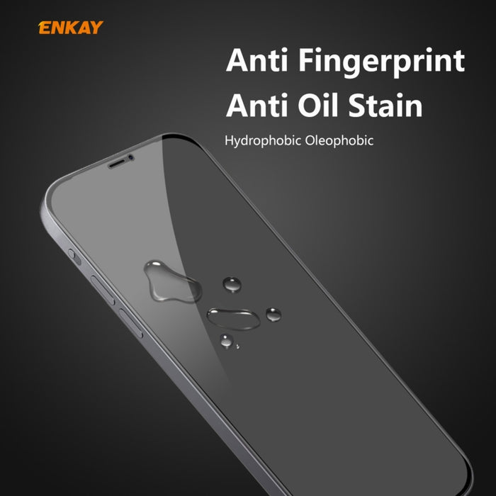 5 PCS ENKAY Hat-Prince 0.26mm 9H 6D Privacidad Anti-spy Película de vidrio templado de pantalla completa, For iPhone 12 mini 5.4, For iPhone 12 / 12 Pro 6.1, For iPhone 12 Pro Max 6.7