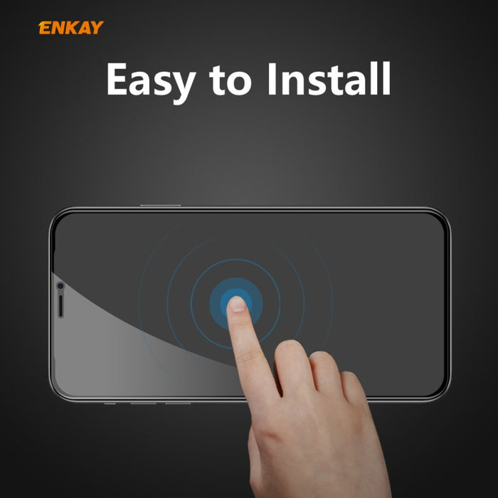 5 PCS ENKAY Hat-Prince 0.26mm 9H 6D Privacidad Anti-spy Película de vidrio templado de pantalla completa, For iPhone 12 mini 5.4, For iPhone 12 / 12 Pro 6.1, For iPhone 12 Pro Max 6.7