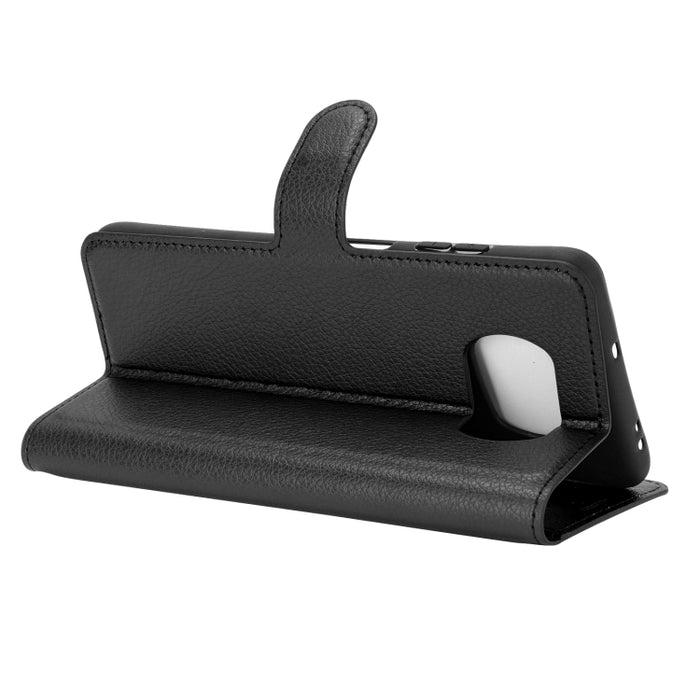 Para Xiaomi Poco X3/X3 NFC Litchi Texture Funda protectora con tapa horizontal con soporte y ranuras para tarjetas y billetera, For Xiaomi Poco X3