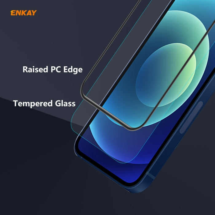 5 uds ENKAY Hat-Prince Anti-drop Full Glue vidrio templado película de pantalla completa Protector anticaída, For iPhone 12 mini(5 PCS), For iPhone 12 / 12 Pro(5 PCS), For iPhone 12 Pro Max(5 PCS)