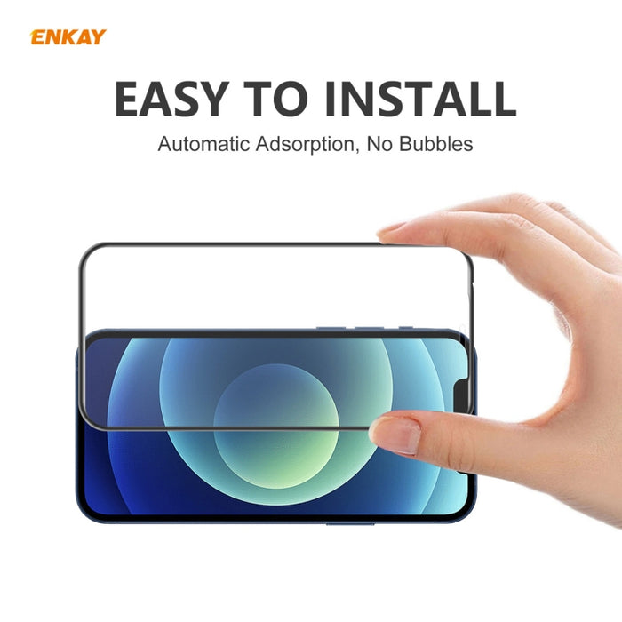 5 uds ENKAY Hat-Prince Anti-drop Full Glue vidrio templado película de pantalla completa Protector anticaída, For iPhone 12 mini(5 PCS), For iPhone 12 / 12 Pro(5 PCS), For iPhone 12 Pro Max(5 PCS)