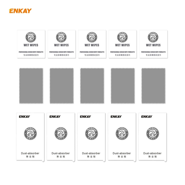 5 uds ENKAY Hat-Prince Anti-drop Full Glue vidrio templado película de pantalla completa Protector anticaída, For iPhone 12 mini(5 PCS), For iPhone 12 / 12 Pro(5 PCS), For iPhone 12 Pro Max(5 PCS)