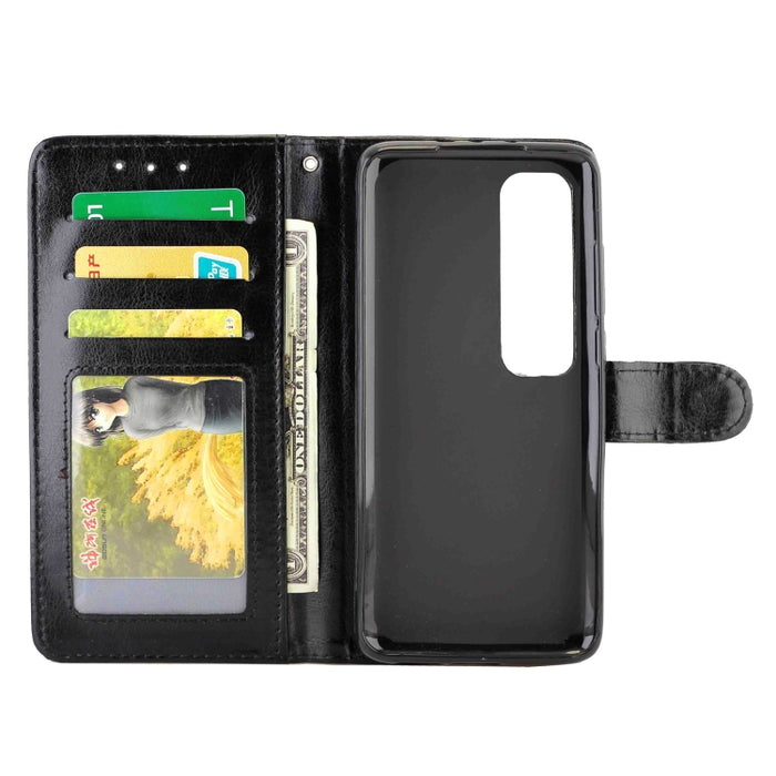 Estuche protector con tapa horizontal de cuero con textura de caballo loco con soporte y ranuras para tarjetas y billetera y marco de fotos, For OPPO Realme C11, For Xiaomi Mi 10 Ultra, For Xiaomi Redmi 10X(4G)/Redmi Note9, For Xiaomi Redmi 10X(4G)    ...
