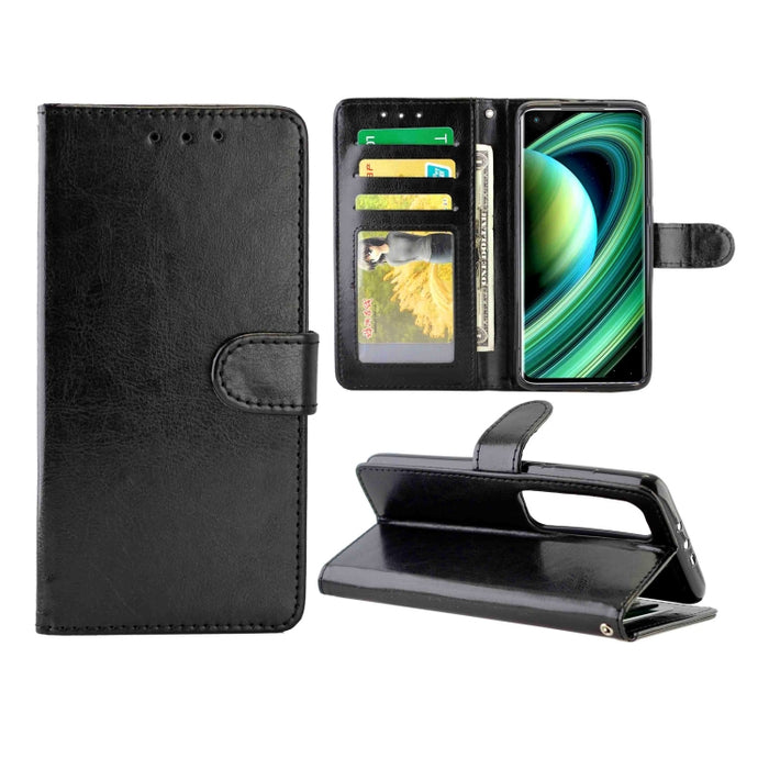 Estuche protector con tapa horizontal de cuero con textura de caballo loco con soporte y ranuras para tarjetas y billetera y marco de fotos, For OPPO Realme C11, For Xiaomi Mi 10 Ultra, For Xiaomi Redmi 10X(4G)/Redmi Note9, For Xiaomi Redmi 10X(4G)    ...