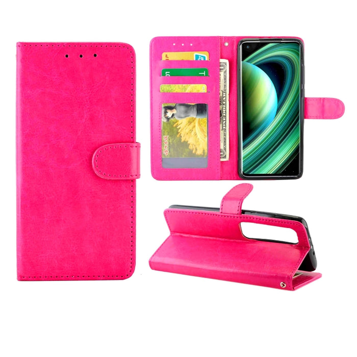 Estuche protector con tapa horizontal de cuero con textura de caballo loco con soporte y ranuras para tarjetas y billetera y marco de fotos, For OPPO Realme C11, For Xiaomi Mi 10 Ultra, For Xiaomi Redmi 10X(4G)/Redmi Note9, For Xiaomi Redmi 10X(4G)    ...