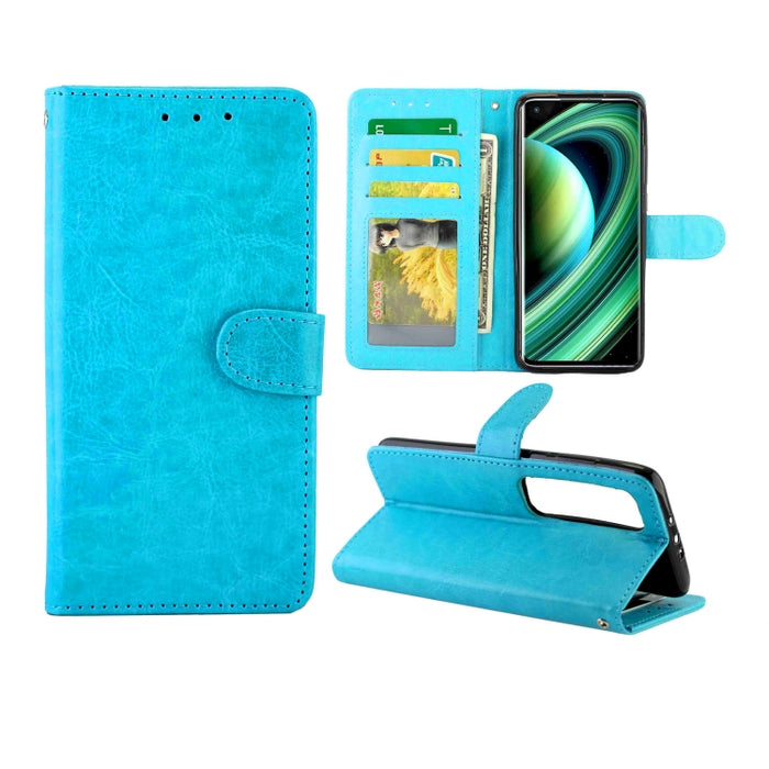 Estuche protector con tapa horizontal de cuero con textura de caballo loco con soporte y ranuras para tarjetas y billetera y marco de fotos, For OPPO Realme C11, For Xiaomi Mi 10 Ultra, For Xiaomi Redmi 10X(4G)/Redmi Note9, For Xiaomi Redmi 10X(4G)    ...