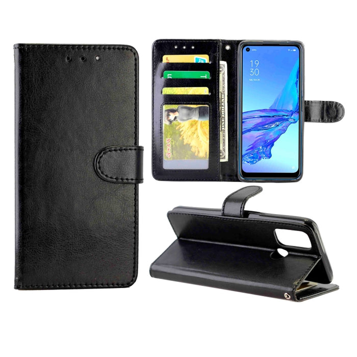 Estuche protector con tapa horizontal de cuero con textura de caballo loco con soporte y ranuras para tarjetas y billetera y marco de fotos, For OPPO Realme C11, For Xiaomi Mi 10 Ultra, For Xiaomi Redmi 10X(4G)/Redmi Note9, For Xiaomi Redmi 10X(4G)    ...