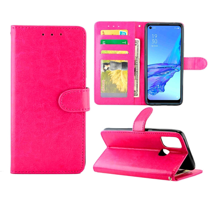 Estuche protector con tapa horizontal de cuero con textura de caballo loco con soporte y ranuras para tarjetas y billetera y marco de fotos, For OPPO Realme C11, For Xiaomi Mi 10 Ultra, For Xiaomi Redmi 10X(4G)/Redmi Note9, For Xiaomi Redmi 10X(4G)    ...