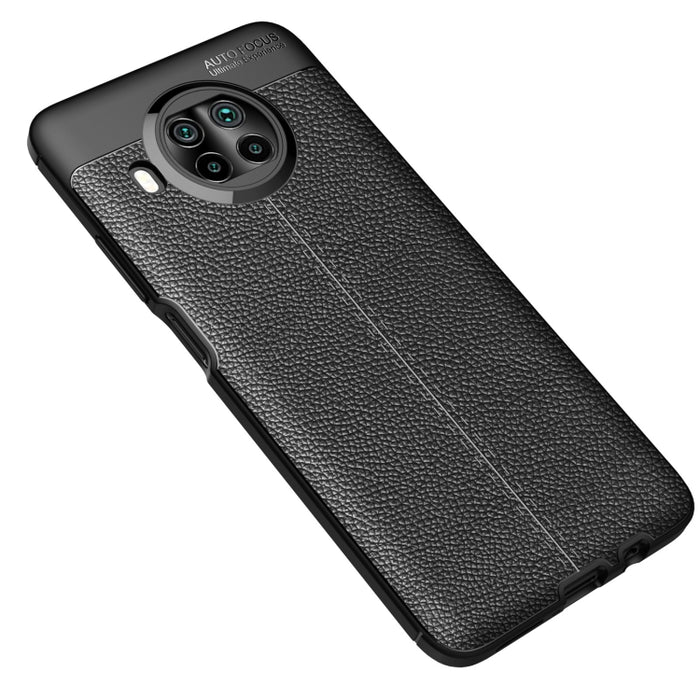 Estuche a prueba de golpes de TPU con textura Litchi, For Xiaomi Mi 10T Lite