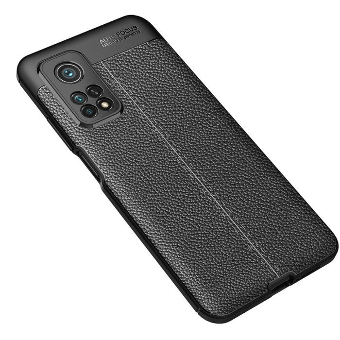 Estuche a prueba de golpes de TPU con textura Litchi, For Xiaomi Mi 10T Pro