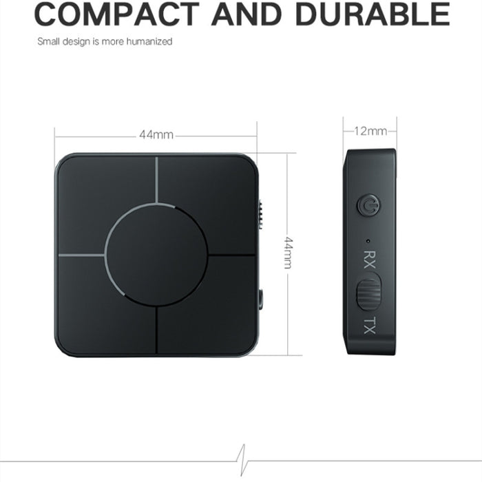KN326 Bluetooth Audio transmisor receptor 5.0 adaptador Bluetooth dos en uno para llamadas con manos libres
