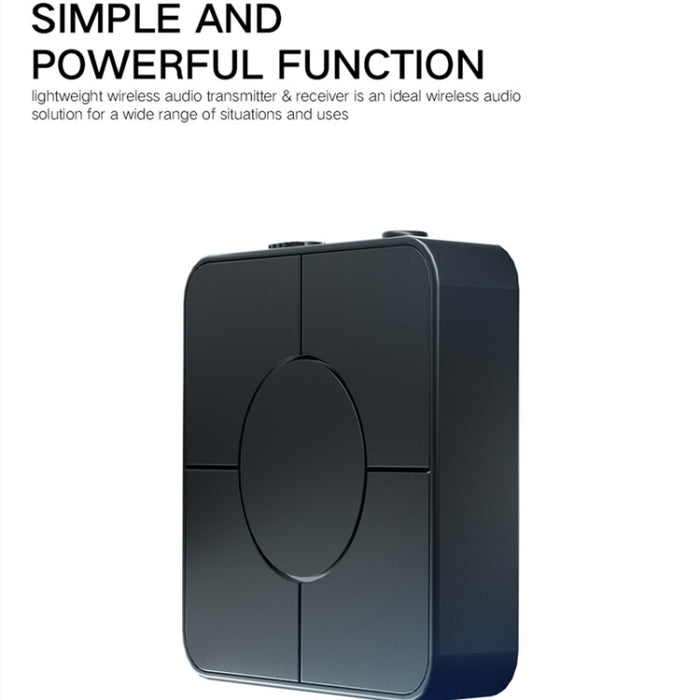 KN326 Bluetooth Audio transmisor receptor 5.0 adaptador Bluetooth dos en uno para llamadas con manos libres