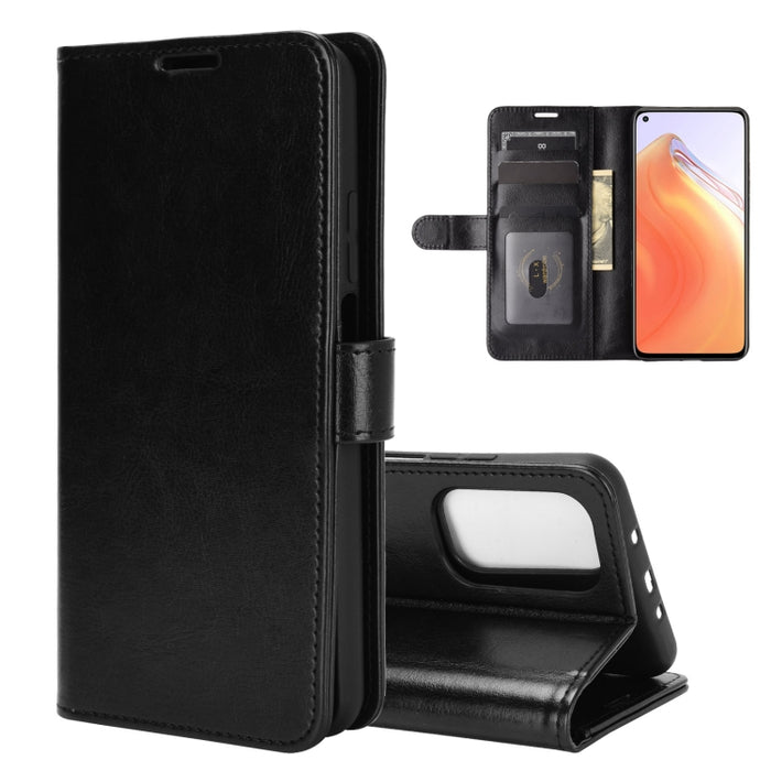 Para Xiaomi Mi 10T / 10T Pro R64 Texture Funda protectora con tapa horizontal única con soporte y ranuras para tarjetas y billetera y marco de fotos, For Xiaomi Mi 10T