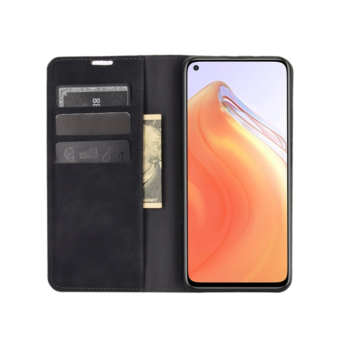 Para Xiaomi Mi 10T / 10T Pro Estuche de cuero con succión magnética de negocios de piel retro con soporte, ranuras para tarjetas y billetera, For Xiaomi Mi 10T / 10T Pro, For Xiaomi Mi 10T