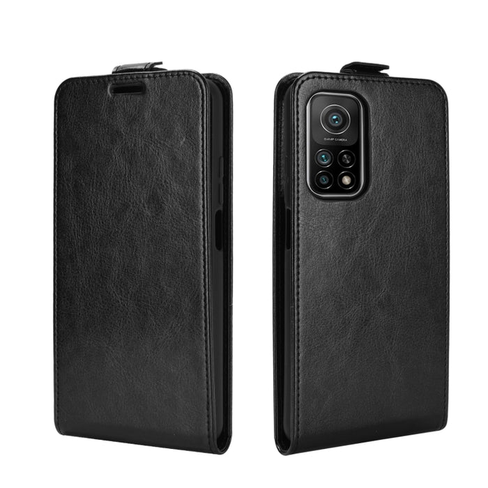 Para Xiaomi Mi 10T/10T Pro R64 Texture Funda protectora de cuero con tapa vertical única con ranuras para tarjetas y marco de fotos, For Xiaomi Mi 10T