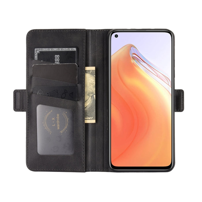 Para Xiaomi Mi 10T / 10T Pro Estuche de cuero con tapa horizontal con hebilla magnética de doble cara con soporte, ranuras para tarjetas y billetera, For Xiaomi Mi 10T