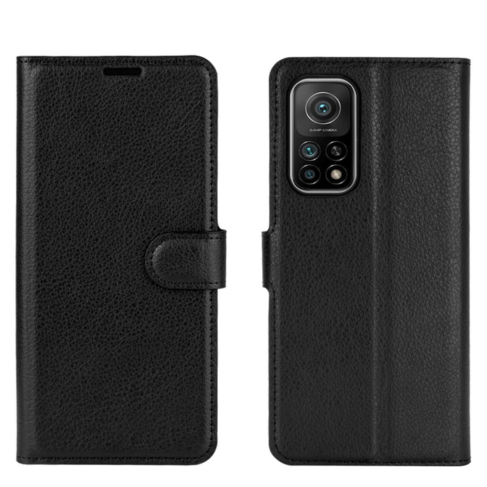 Para Xiaomi Mi 10T / 10T Pro Litchi Texture Funda protectora con tapa horizontal con soporte, ranuras para tarjetas y billetera, For Xiaomi Mi 10T