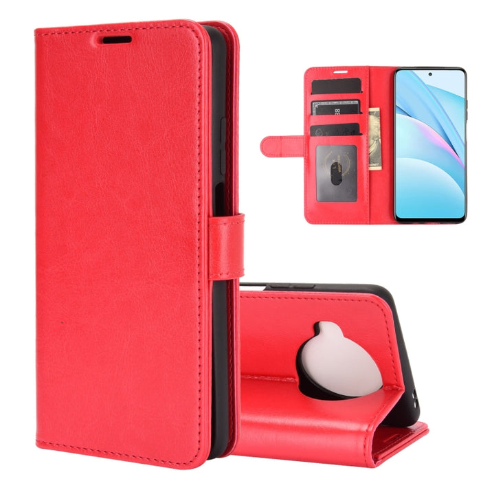 Para Xiaomi Mi 10T Lite R64 Texture Single Horizontal Flip Funda protectora con soporte y ranuras para tarjetas y billetera y marco de fotos, For Xiaomi Mi 10T Lite