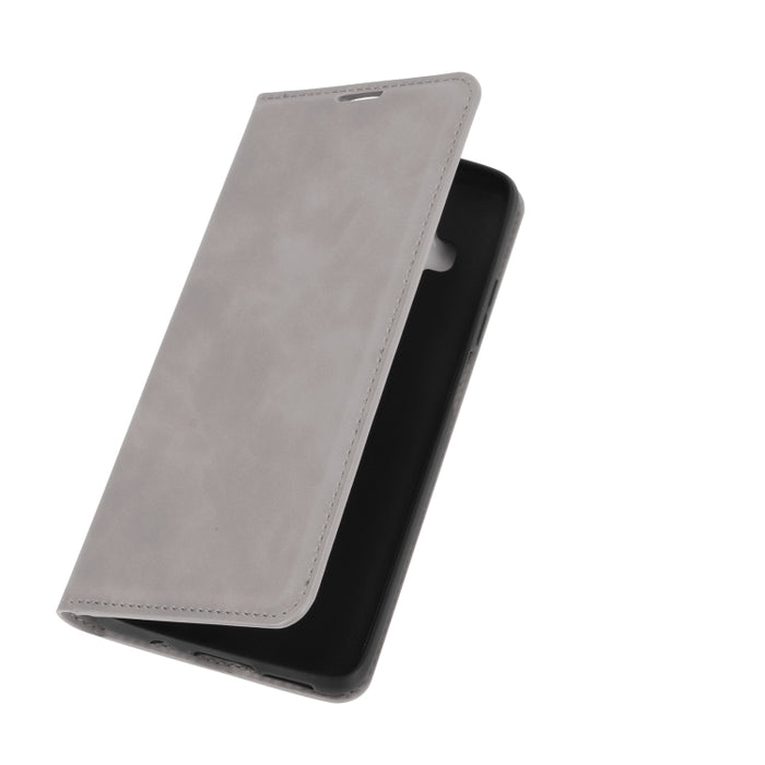 Para Xiaomi Mi 10T Lite Estuche de cuero con succión magnética de negocios de piel retro con soporte, ranuras para tarjetas y billetera, For Xiaomi Mi 10T Lite