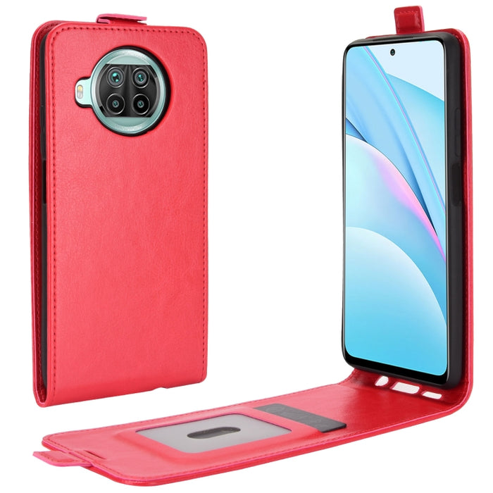 Para Xiaomi Mi 10T Lite R64 Texture Funda protectora de cuero con tapa vertical individual con ranuras para tarjetas y marco de fotos, For Xiaomi Mi 10T Lite