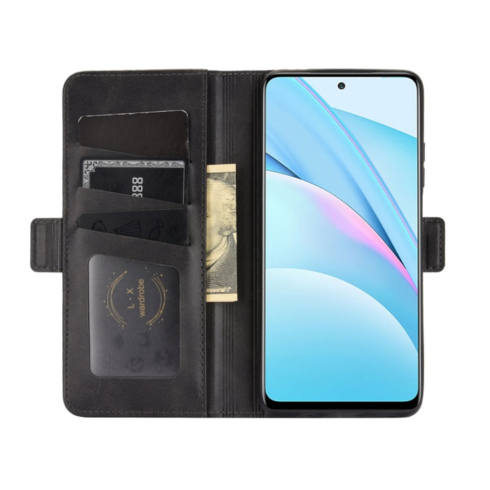 Para Xiaomi Mi 10T Lite Funda de cuero con tapa horizontal con hebilla magnética de doble cara con soporte, ranuras para tarjetas y billetera, For Xiaomi Mi 10T Lite